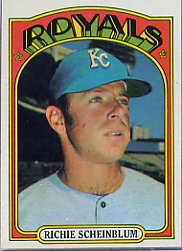 1972 Topps Baseball Cards      468     Richie Scheinblum